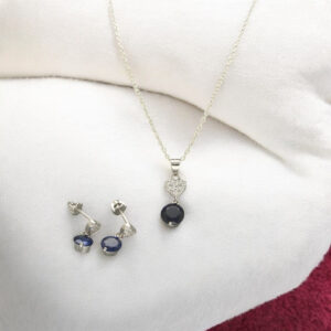 Clara 925 Silver Pendant Set