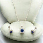 Bella 925 Silver Pendant Set