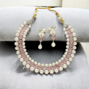 Zuri Pearl Choker Set