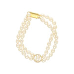 Caralin Dual Line Pearl Bracelet