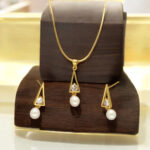 Trellis Pearl Pendant Set