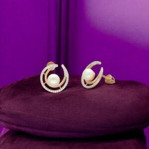 Imani 18KT 3.04 Grams Rose Gold Pearl Earrings