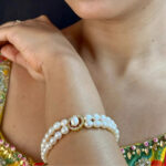 Caralin Dual Line Pearl Bracelet