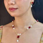 Elysia Pearl Pendant Set