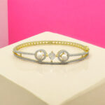 Golden Tiara Pearl Bracelet