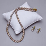 Kiara 1 Line oval Pearl Set