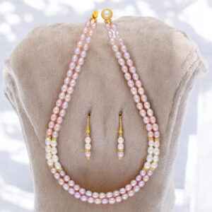 Crusty Pearl Necklace Set