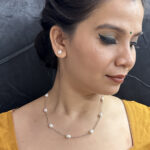 White Pearl Chain Set