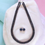 2 Line Grey Pearl Set