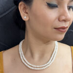 Two String White Pearl Set