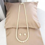 Single Line Round Pearl Necklace