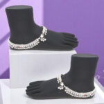 76 Grams Trendy Enamel Silver Payal