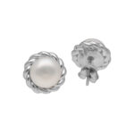 92.5 Silver Freshwater Pearl Earrings