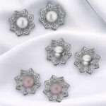 combo of 3 pairs Flower shining Earrings