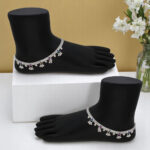 34.4 Grams Lipika 34.4 Grams Silver Payal