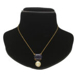 Zoisite 22KT Minimal Gold Chain
