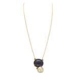 Zoisite 22KT Minimal Gold Chain