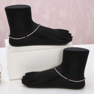 16 Grams Anahita 16 Grams Silver Payal