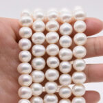 AA Pure Freshwater Round 5-6 MM White Pearl String
