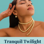 Tranquil Twilight Golden Southsea Saltwater Pearl Necklace 10-12 mm