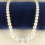 White Akoya Southsea Saltwater Pearl Necklace 11-12 mm