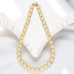 Opulent Lusture White Southsea Saltwater Pearl Necklace 12-13 mm