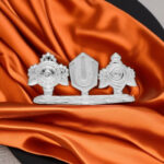 Silver Vishnu Chakram By Sri Jagdamba Pearls