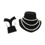 The Grand Ladyâs Triple-Strand Pearl Necklace Set