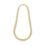 Coastal Elegance Golden Southsea Pearl Necklace