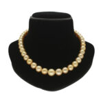 Coastal Elegance Golden Southsea Pearl Necklace
