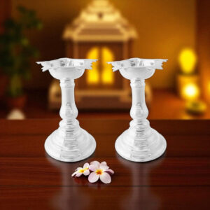 Devotional Silver Diyas