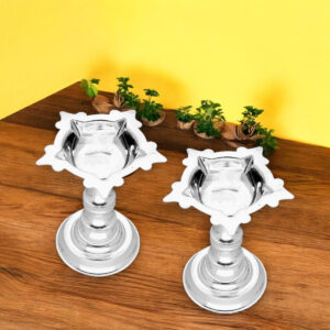 Traditional Silver Diyas