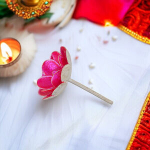 Puja Silver Flower