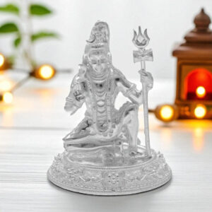 22 Grams Lord Shiva Silver Idol