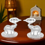 56 Grams Elephant Silver Diya