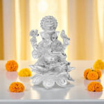 48 Grams Silver Siddhivinayak Ganesha Idol