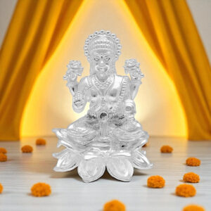 60 Grams Silver Goddess Laxmi Solid Idol