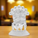 45 Grams Silver Lakshmi Narasimha Swamy Idol with Aadisesha