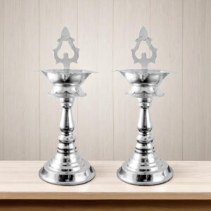 Sparkling Traditional Silver Diyas
