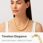 The Executive Serenity Golden South Sea Pearl Necklace