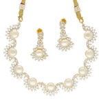Royal Ivory Pearl Necklace Set
