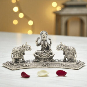 51 Grams Gaja Lakshmi Silver Idol