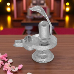 52 Grams Silver Nageshware Shivling Idol