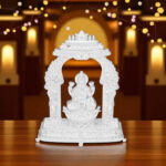 37 Grams Silver Goddess Lakshmi Idol with Arch For Home
