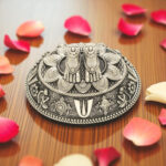 66 Grams Silver Lord Tirupati Balaji Feet Charan Paduka