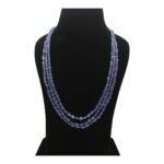 3 Line Tanzanite Oval Necklace