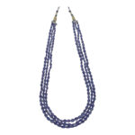 3 Line Tanzanite Oval Necklace