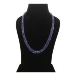 2 Line Tanzanite Oval Necklace
