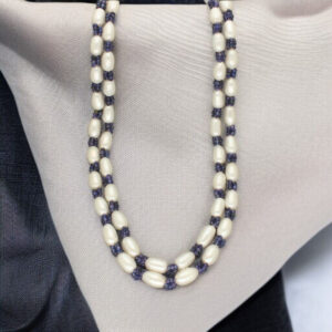 The Feliora 2 Line BlueSapphire Necklace