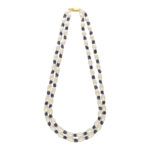 The Feliora 2 Line BlueSapphire Necklace